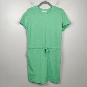 Johnnie-O Joelle‎ Dress Womens Small Green T-Shirt Casual Drawstring Beach